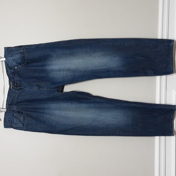 Jordan Craig blue denim Jeans men's 42X32 straight fit - Picture 1 of 7